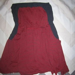 strapless, cute flirty top with pockets